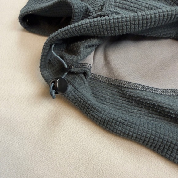 Howler Bros Mens Waffle Knit Hoodie Gray Size S Long Sleeve Pullover Casual - Picture 4 of 8